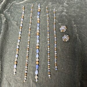 VTG Blue Bead Set